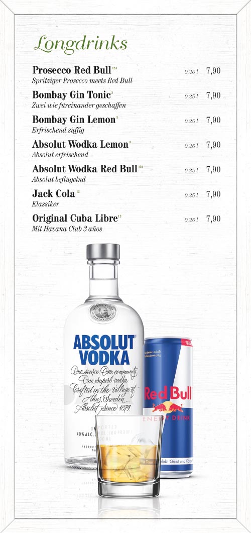 Parkgarten Augsburg Speisekarte